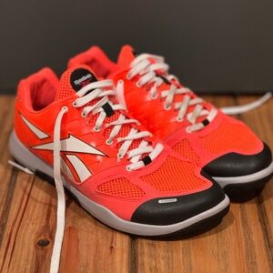 Reebok CrossFit Nano 2.0 reissue Neon Orange Sneakers with White and Black EUC